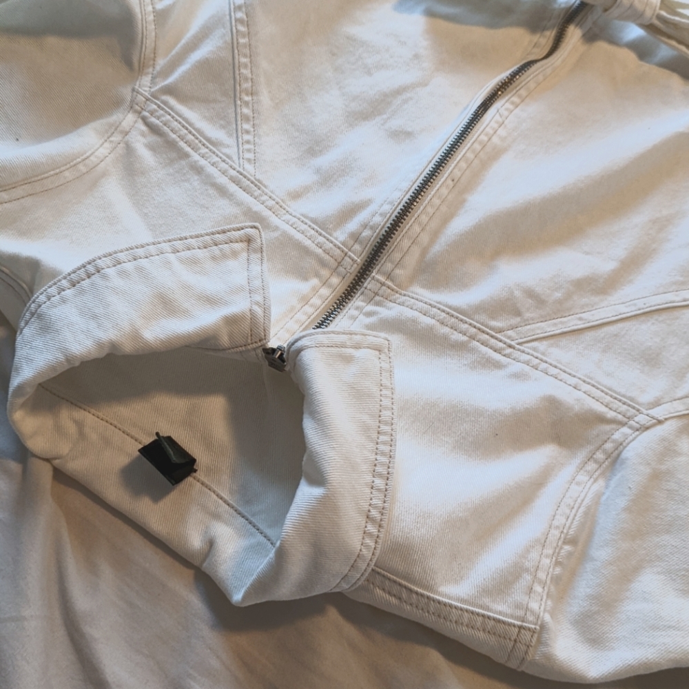 White Coverall Jumper Bodysuit Romper